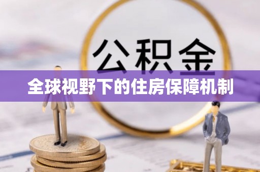万荣全球视野下的住房保障机制