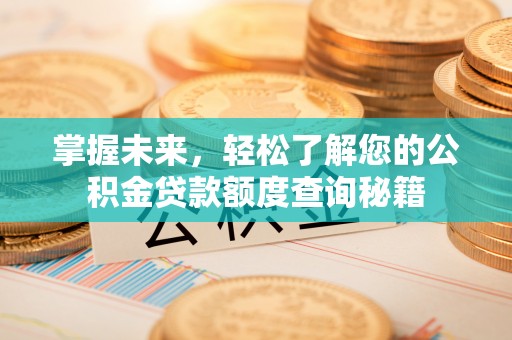 万荣掌握未来，轻松了解您的公积金贷款额度查询秘籍