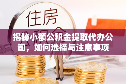 万荣揭秘小额公积金提取代办公司，如何选择与注意事项