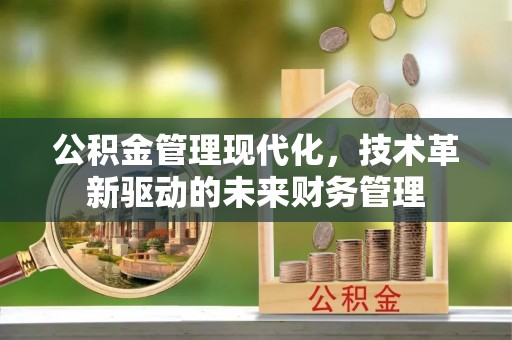 万荣公积金管理现代化，技术革新驱动的未来财务管理